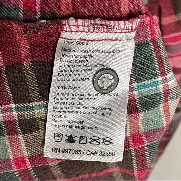Outdoor Research pink Ceres flannel button down shirt - Picture 6 of 6